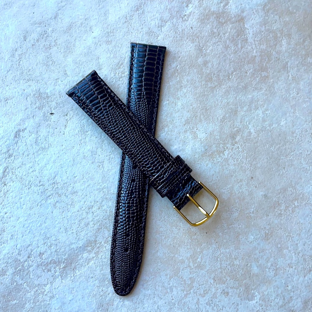 Watch band Leather Spiedel band 18mm brown leather band